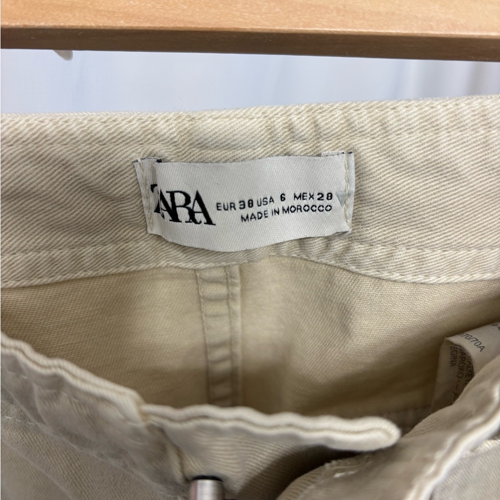 Zara Straight Leg Cargo Pants